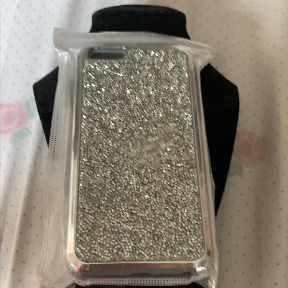 Silver Glitter Phone Case